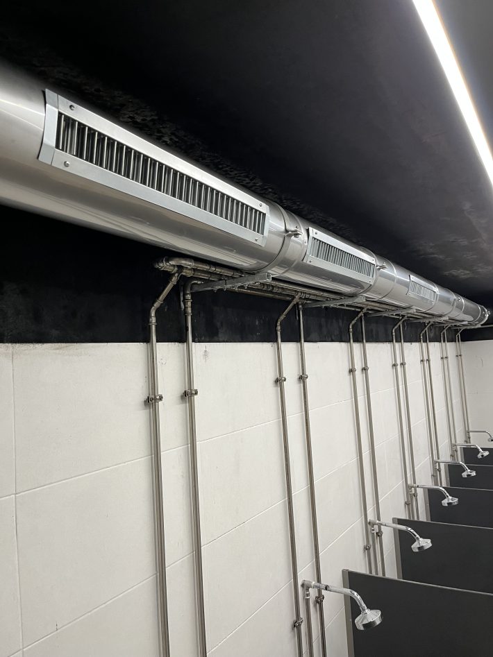 Gimnasio Sinergya - Ventilación